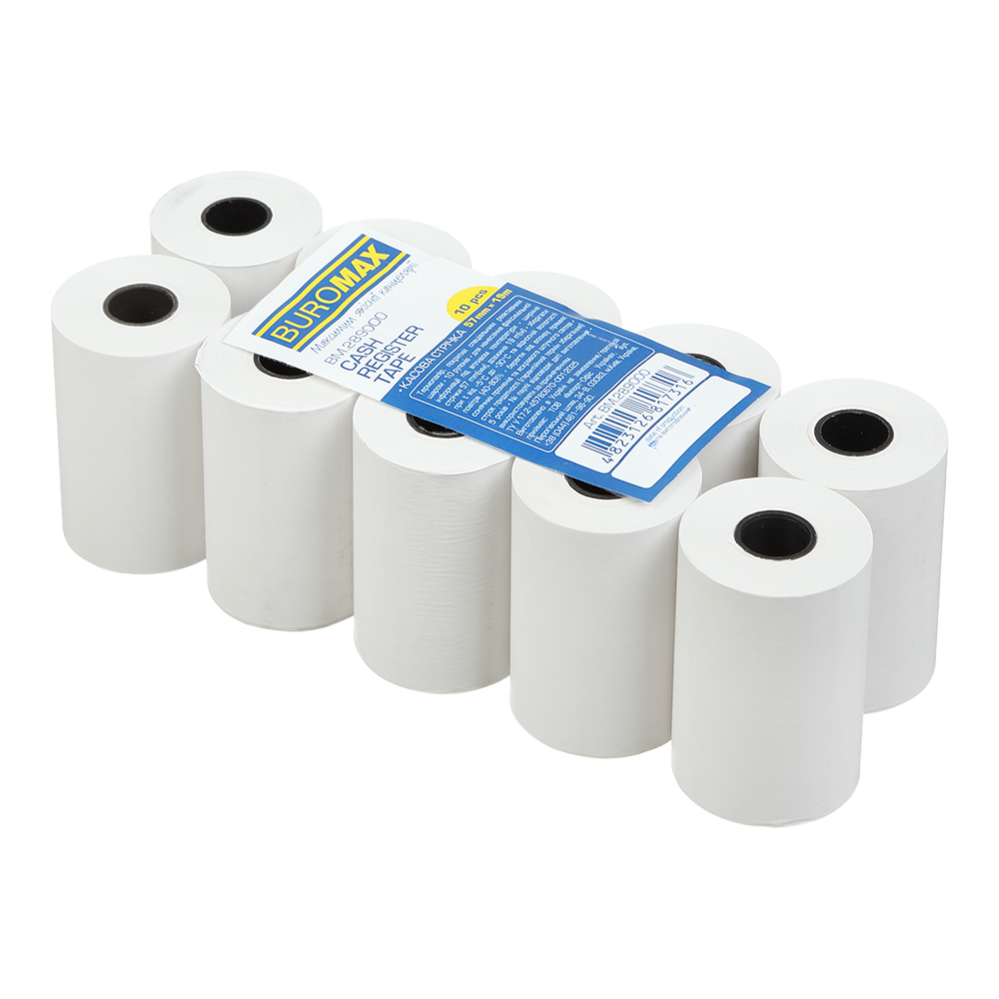 Касова стрічка термо 57мм, 19 метрів BUROMAX BM.289000